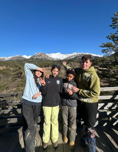 Enfants photo paysage montagne
