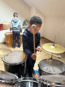 séjour trappeur enfant percussion